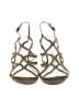 Stuart Weitzman Animal Print Silver Sandals Size 6 1/2 - photo 2