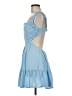 Shein 100% Polyester Blue Cocktail Dress Size 6 - photo 5