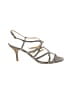 Stuart Weitzman Animal Print Silver Sandals Size 6 1/2 - photo 1