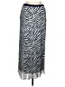 MICHAEL Michael Kors Animal Print Silver Casual Skirt Size L - photo 1