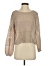 Fate 100% Polyester Metallic Tan Pullover Sweater Size S - photo 1
