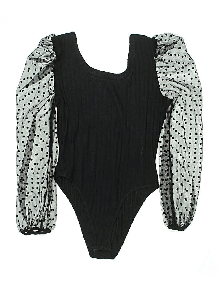 Pre-owned Shein Bodysuit In Black