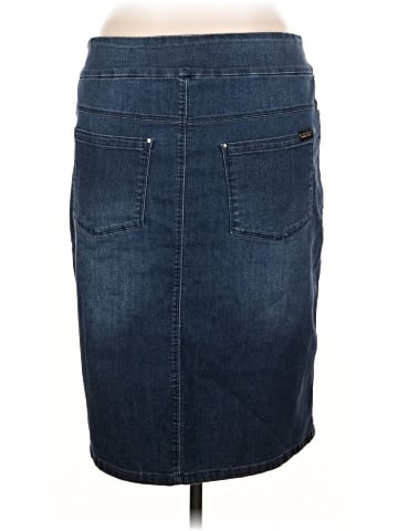 Blueberry Denim Denim Skirt (view 2)
