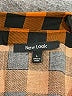 New Look 100% Rayon Checkered-gingham Orange Long Sleeve Blouse Size L - photo 7