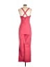 NBD 100% Polyester Solid Pink Jumpsuit Size L - photo 2