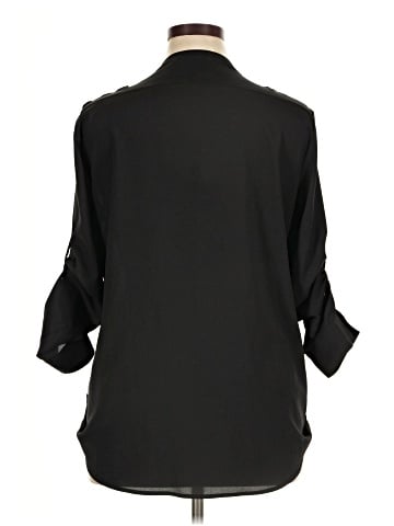 Calvin Klein 3/4 Sleeve Button-Down Shirt (view 2)