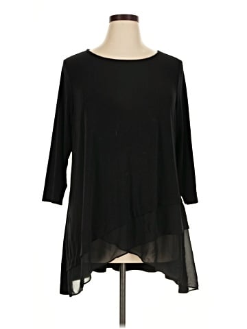 Alfani 3/4 Sleeve T-Shirt (view 1)