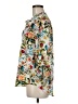 Daniel Rainn 100% Polyester Floral Ivory 3/4 Sleeve Blouse Size M - photo 5