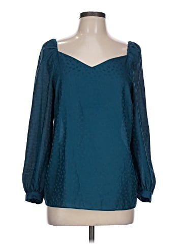 Ann Taylor Factory Long Sleeve Blouse (view 1)