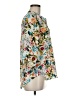 Daniel Rainn 100% Polyester Floral Ivory 3/4 Sleeve Blouse Size M - photo 4