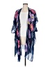 Woven Heart 100% Polyester Blue Kimono One size - photo 1