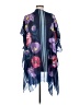 Woven Heart 100% Polyester Blue Kimono One size - photo 2