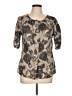 Talbots 100% Cotton Gray 3/4 Sleeve Blouse Size 12 - photo 1