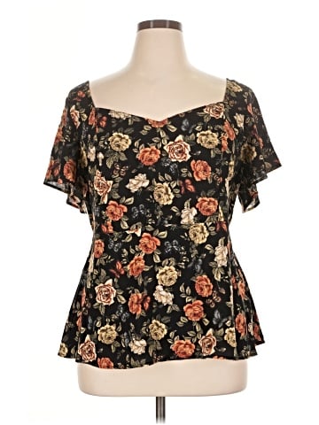 Torrid Short Sleeve Blouse (view 1)