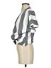 Bishop + Young Stripes Gray Short Sleeve Blouse Size P (petite) - photo 5