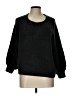 Peyton Jensen Tweed Black Pullover Sweater Size L - photo 1