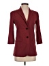 Theory Burgundy Wool Blazer Size 0 - photo 1