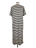 Lou & Grey Stripes Ivory Casual Dress Size M - photo 2