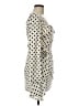 Atoir 100% Polyester Polka Dots White Ivory Cocktail Dress Size 6 - photo 4