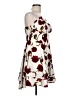 Shein Curve 100% Polyester Hearts Ivory Cocktail Dress Size 12 Plus (0) - photo 4