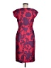 Boden 100% Polyester Print Red Pink Cocktail Dress Size 6 - photo 2
