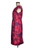 Boden 100% Polyester Print Red Pink Cocktail Dress Size 6 - photo 5