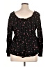 Torrid Black Long Sleeve Blouse Size 1X Plus (1) - photo 2
