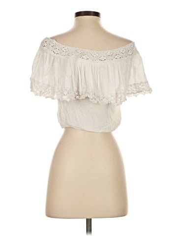 LA Hearts Short Sleeve Blouse (view 2)