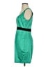 BCBGMAXAZRIA Color Block Green Cocktail Dress Size 4 - photo 5