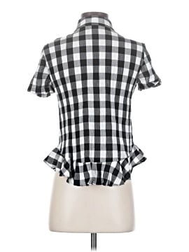 Madewell Peplum Button-Down Shirt in Gingham (view 2)