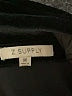 Z Supply Solid Black Long Sleeve Blouse Size M - photo 7