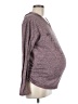 Violet & Ruby Purple Long Sleeve T-Shirt Size Med Maternity - photo 4