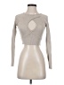 Superdown Silver Long Sleeve Turtleneck Size S - photo 1