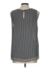 Pleione 100% Polyester Gray Sleeveless Blouse Size L - photo 2