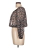 Divided by H&M 100% Polyester Black 3/4 Sleeve Blouse Size 10 - photo 5