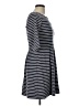 Boden Stripes Blue Gray Casual Dress Size 10 (petite) - photo 4
