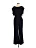 Eliza J 100% Polyester Solid Black Jumpsuit Size 10 - photo 1