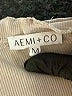 AEMI+CO Solid Tan Short Sleeve Top Size M - photo 7