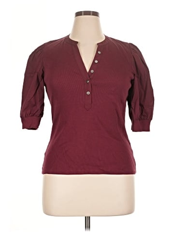 Veronica Beard Short Sleeve Henley (view 1)