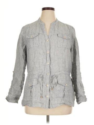 Charter Club 3/4 Sleeve Button-Down Shirt (view 1)