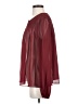 Moda International 100% Polyester Burgundy Long Sleeve Blouse Size S - photo 5