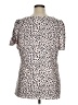 Unbranded Animal Print Ivory Short Sleeve T-Shirt Size 1X - photo 2