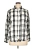 SO Plaid Silver Long Sleeve Button-Down Shirt Size XL - photo 1