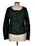 Wild Fable 100% Polyester Tweed Green Pullover Sweater Size L - photo 1