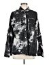 Elan 100% Cotton Tie-dye Black Denim Jacket Size M - photo 1