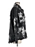 Elan 100% Cotton Tie-dye Black Denim Jacket Size M - photo 4