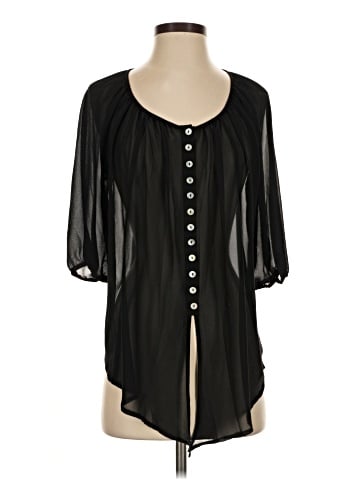 Naked Zebra 3/4 Sleeve Blouse (view 1)