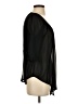Naked Zebra 100% Polyester Black 3/4 Sleeve Blouse Size S - photo 4