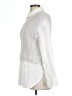 Elan White 3/4 Sleeve Blouse Size L - photo 5