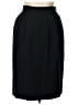 Paul Stanley 100% Wool Solid Black Wool Skirt Size 10 - photo 1